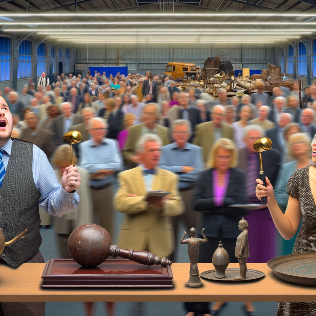 A Tale of Two Bidders: Love and War in the Auction World